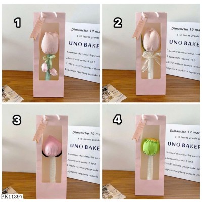 PK11397 Hoa vải kèm hộp
