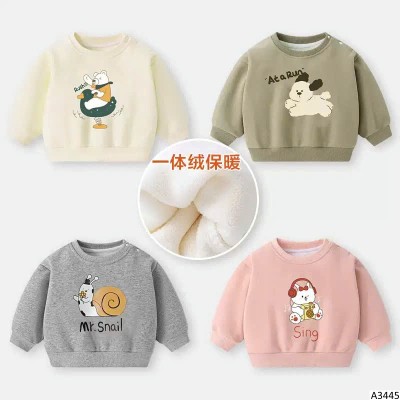 A3445 ÁO NỈ HOẠT HÌNH CHO BÉ