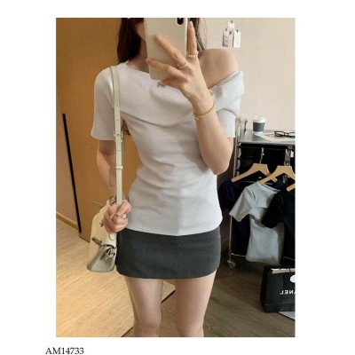 AM14733 ÁO THUN LỆCH VAI NỮ