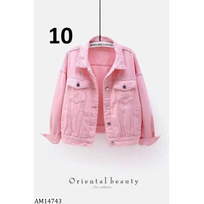 AM14743  ÁO KHOÁC JEAN  FORM UNISEX SIÊU CHẤT