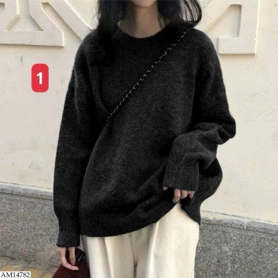 AM14782 ÁO LEN CỔ TRÒN CHO NỮ