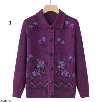 AM14762 ÁO LEN CARDIGAN TRUNG NIÊN