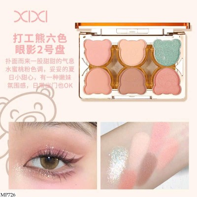 MP726 BẢNG PHẤN MẮT TRANG ĐIỂM 6 Ô