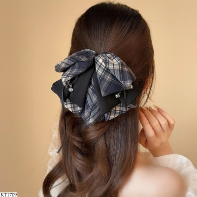 KT1709 KẸP TÓC NƠ KẺ CHO NỮ