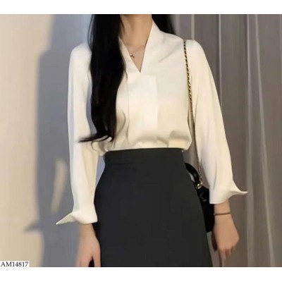 AM14817 ÁO SƠ MI KIỂU DÁNG CÔNG SỞ