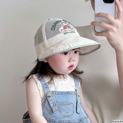 M4449 MŨ LƯỚI VÀNH RỘNG HÌNH MÈO
