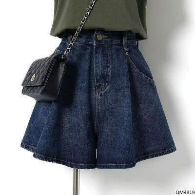 QM4919 QUẦN SHORT DENIM ỐNG RỘNG