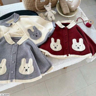 AG8009 ÁO CARDIGAN THỎ BG