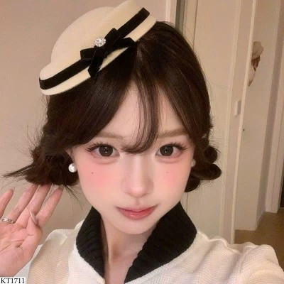 KT1711 KẸP TÓC MŨ NƠ CHO NỮ