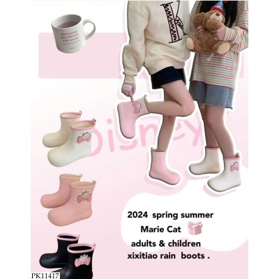 PK11417 ỦNG ĐI MƯA HỌA TIẾT MÈO CUTE 