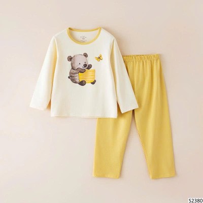 S2380 BỘ  MẶC NHÀ COTTON TRẺ EM