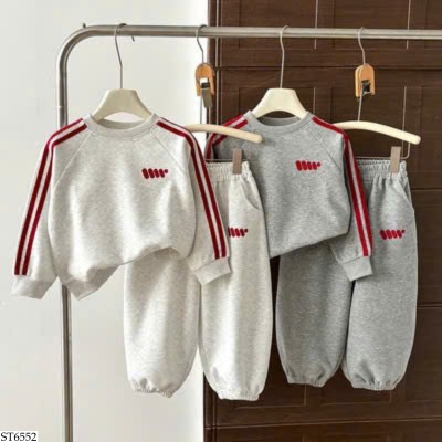 ST6552 BỘ NỈ CHO BÉ TRAI