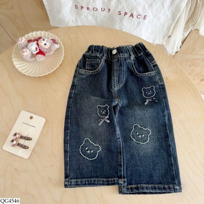 QG4546 QUẦN JEAN SUÔNG GẤU NINGLI