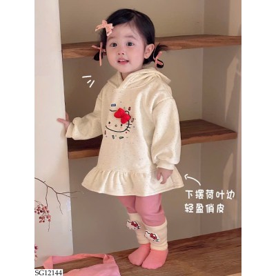 SG12144 BỘ NỈ MÈO KITTY BG