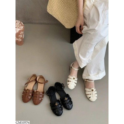 GM10576 DÉP SANDAL HOA TRÀ NỮ