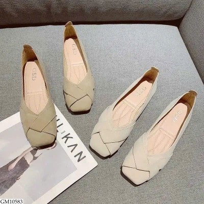 GM10583 GIÀY BỆT MŨI VUÔNG CHO NỮ