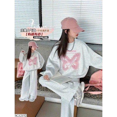 SG12152 BỘ NỈ THỂ THAO CHO BÉ GÁI