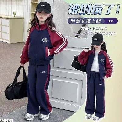 SG12156 SET NỈ KÉO KHOÁ CHO BÉ GÁI