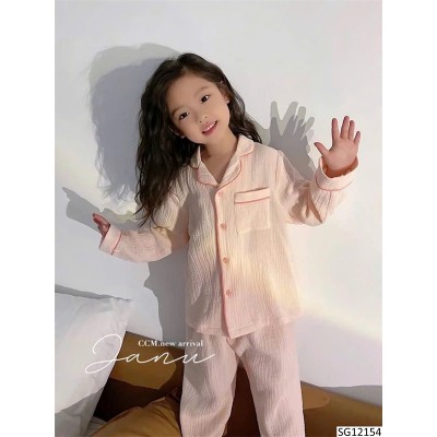 SG12154  SET PIJAMA HỒNG CHO BÉ
