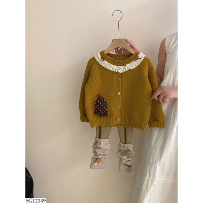 SG12149 SET ÁO CARDIGAN MIX QUẦN LEGGING BG