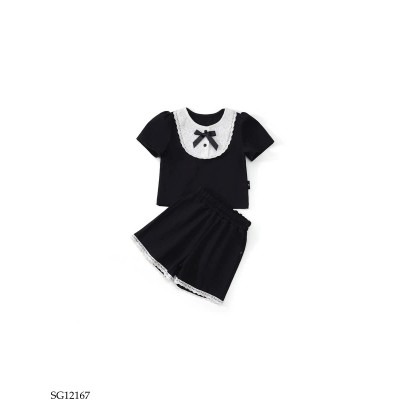 SG12167 BỘ BÉ GÁI PHỐI REN