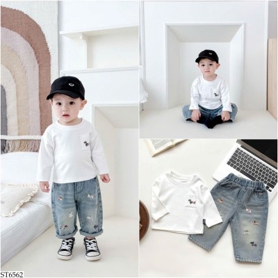 ST6562 ÁO THU ĐÔNG PHỐI QUẦN JENA CHO BÉ TRAI