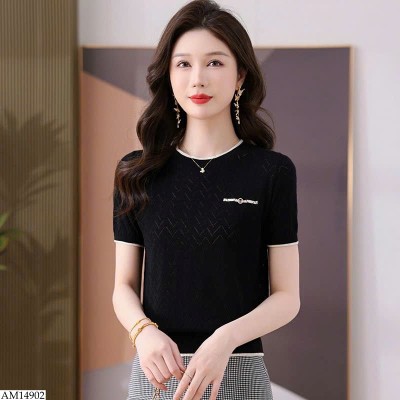 AM14902 ÁO THUN DỆT KIM CHO NỮ