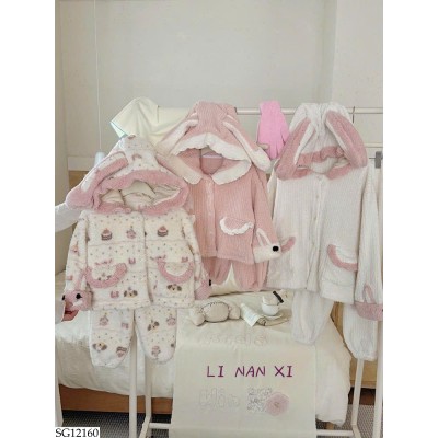 SG12160 BỘ NGỦ LÔNG TAI THỎ LINANXI