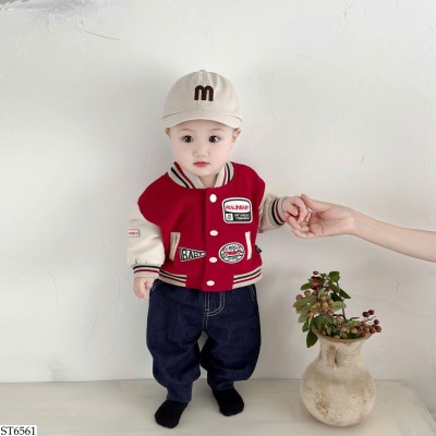 ST6561 SET ÁO BOMBER MIX QUẦN JEAN BT  
