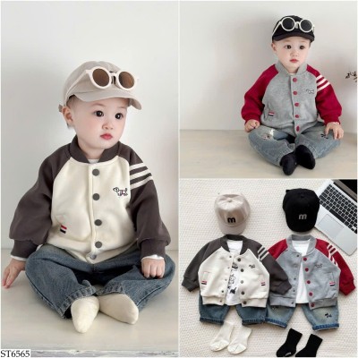 ST6565 SET ÁO BOMBER MIX QUẦN JEAN BT