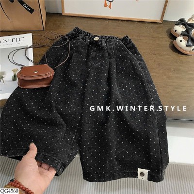 QG4560 QUẦN JEAN SUÔNG ỐNG RỘNG BG