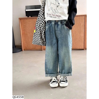 QG4558 QUẦN JEAN BÉ GÁI AMBBKIDS