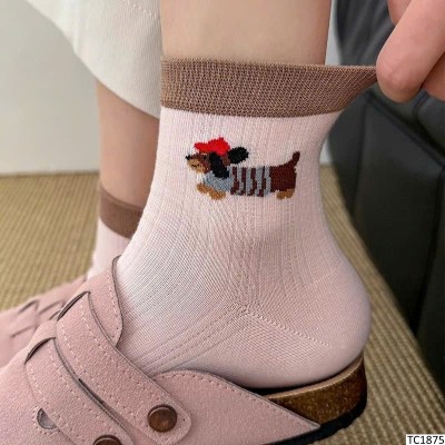 TC1875 SET 4 ĐÔI TẤT HOẠT HÌNH NỮ