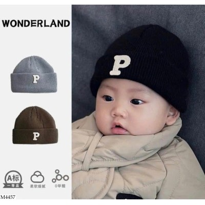 M4457 MŨ LEN CHỮ CHO BÉ 