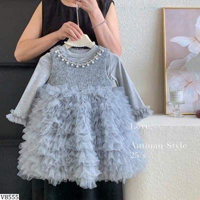 V8555 VÁY CÔNG CHÚA TUTU CHO BÉ