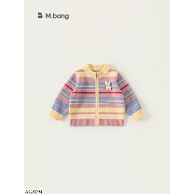AG8094 ÁO CARDIGAN KẺ KÉO KHÓA BABYCITY