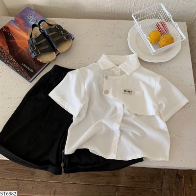 ST6582 SET SƠ MI MIX SHORT ÂU BT