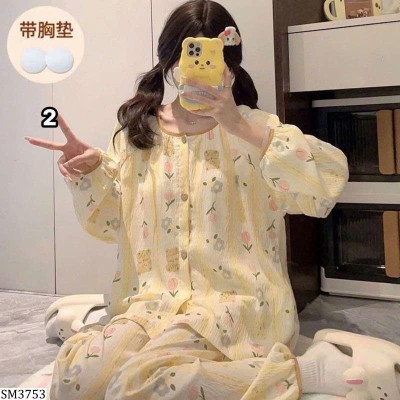 SM3753 BỘ DÀI TAY MẶC NHÀ