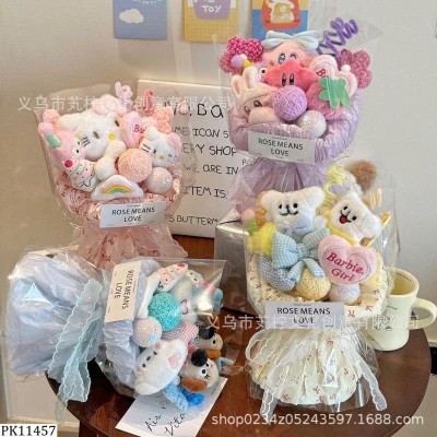 PK11457 BÓ HOA GẤU BÔNG DỄ THƯƠNG