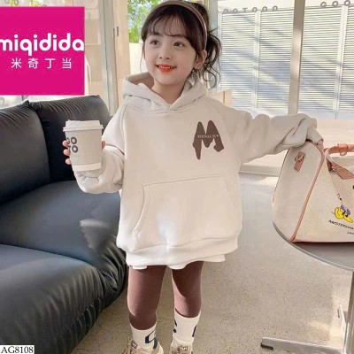 AG8108 ÁO NỈ HOODIE BÉ GÁI