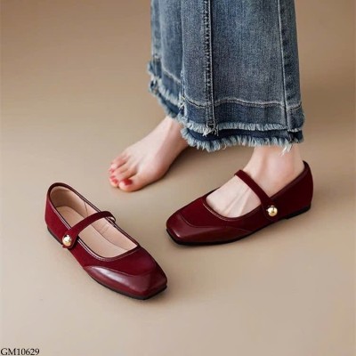 GM10629 GIÀY MARY JANE MŨI VUÔNG CHO NỮ