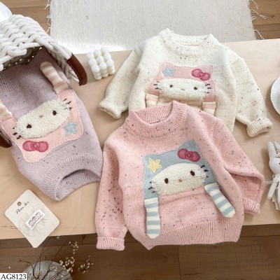 AG8123 ÁO LEN KITTY CHO BG