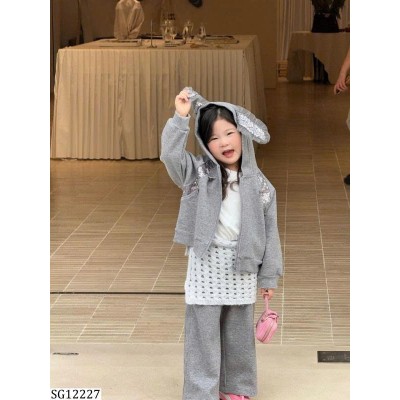 SG12227 SET ÁO KHOÁC NỈ CHO BÉ