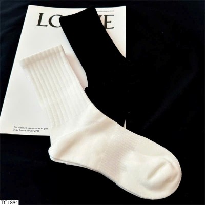 TC1884 SET 5 ĐÔI TẤT CỔ CAO TRƠN MÀU