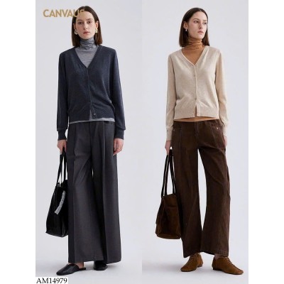 AM14979 ÁO CARDIGAN NỮ CANVAUS