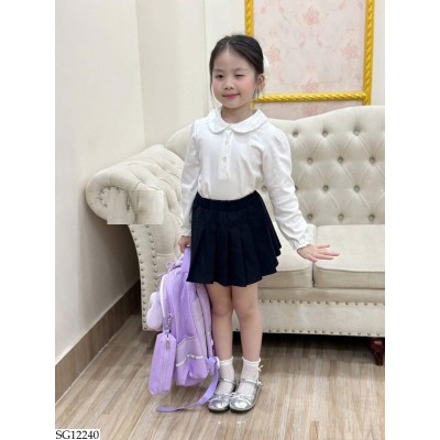 SG12240 SET ÁO POLO MIX CV XẾP LY BG