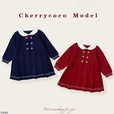 V8581 VÁY LEN CÔNG CHÚA CHERRYCOCO