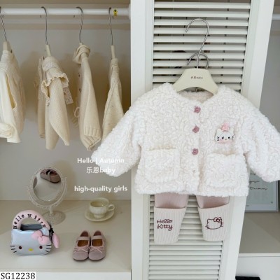SG12238 SET ÁO KHOÁC LÔNG MIX QUẦN LEGGING KITTY