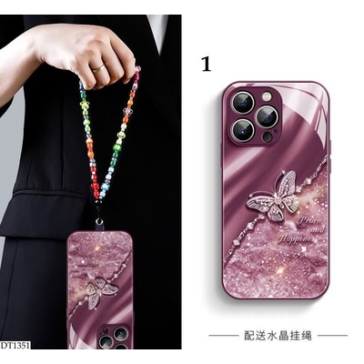 DT1351 ỐP ĐIỆN THOẠI BƯỚM BLING