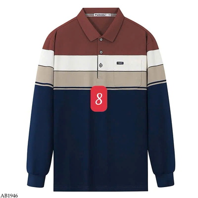 AB1946 ÁO DÀI TAY CỔ POLO CHO NAM